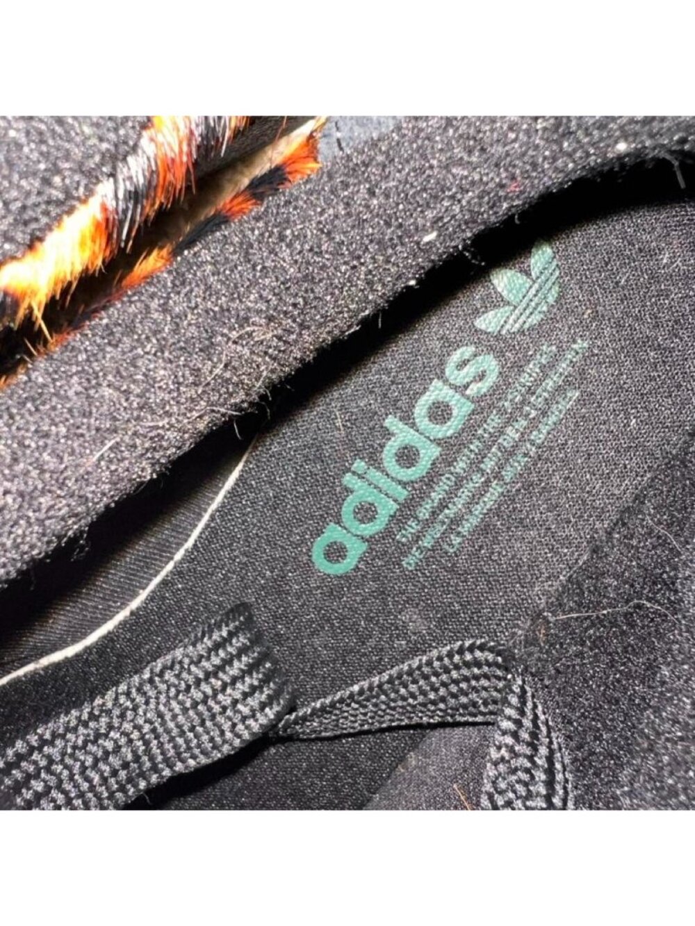 NEW! Adidas Originals Campus leopard print Horse hair sneakers i7.5 - Picture 8 of 8